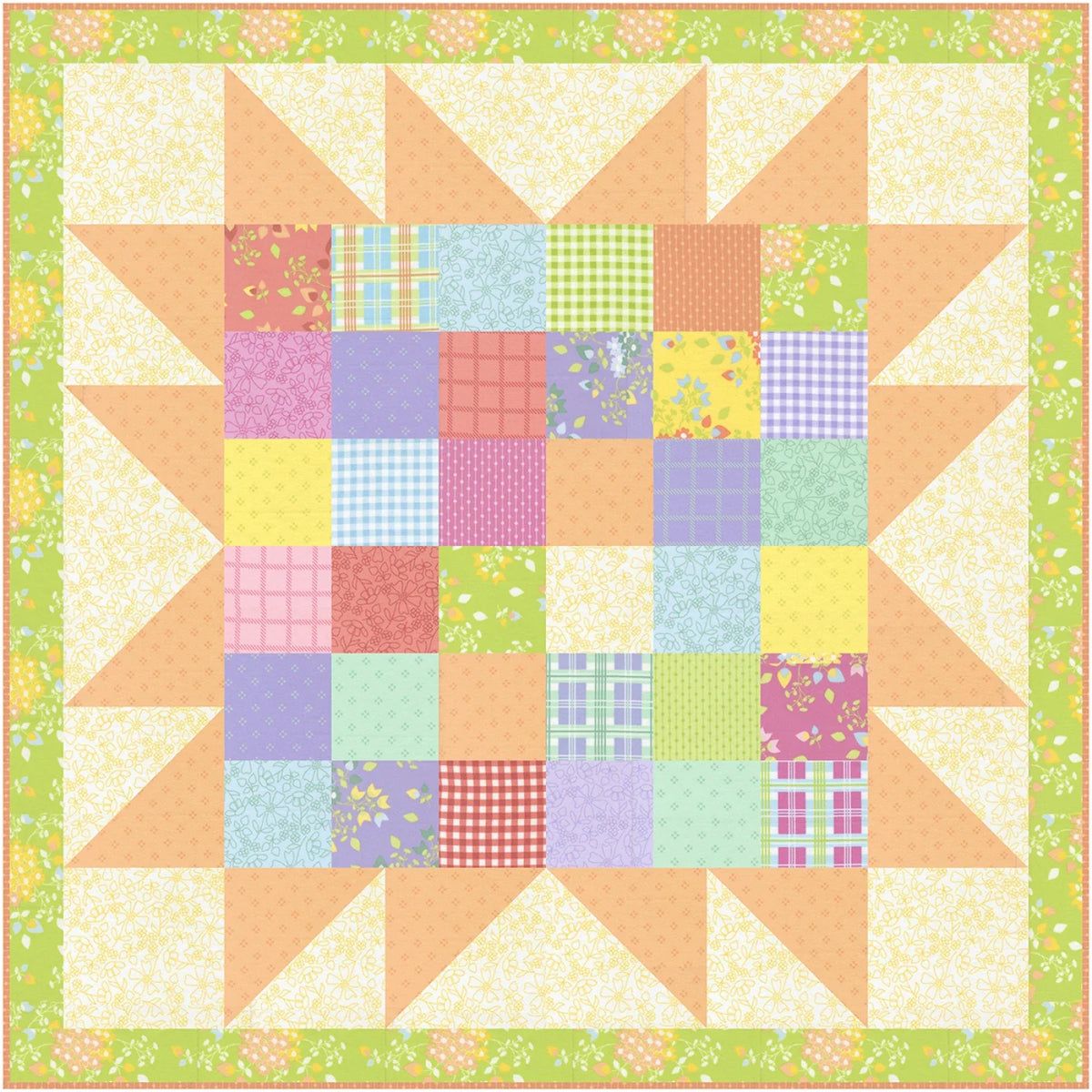 Barn Star 10 Quilt Pattern