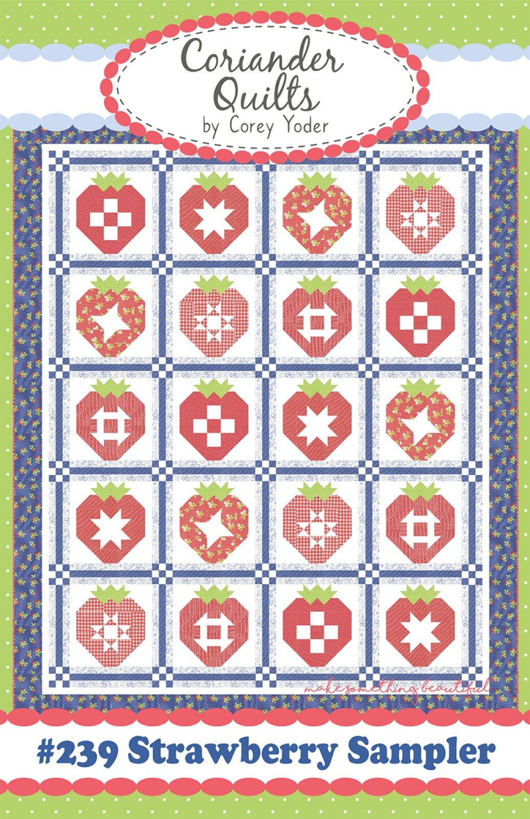 Strawberry Sampler Quilt Pattern