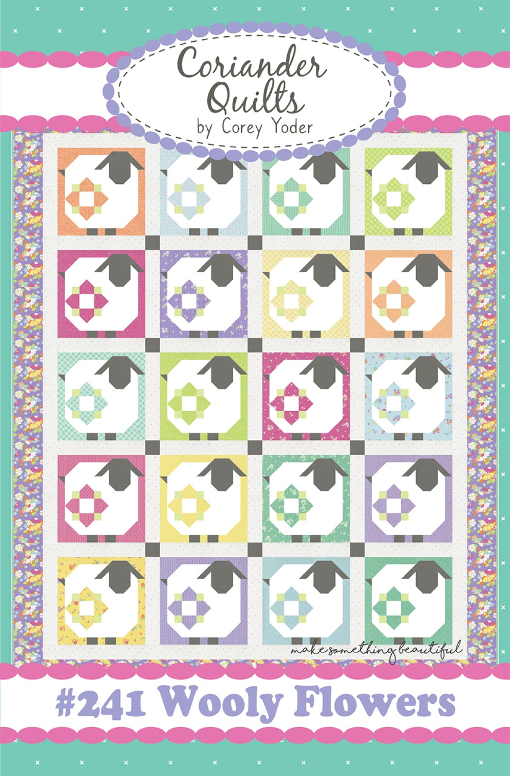 Wooly Flowers Quilt Pattern
