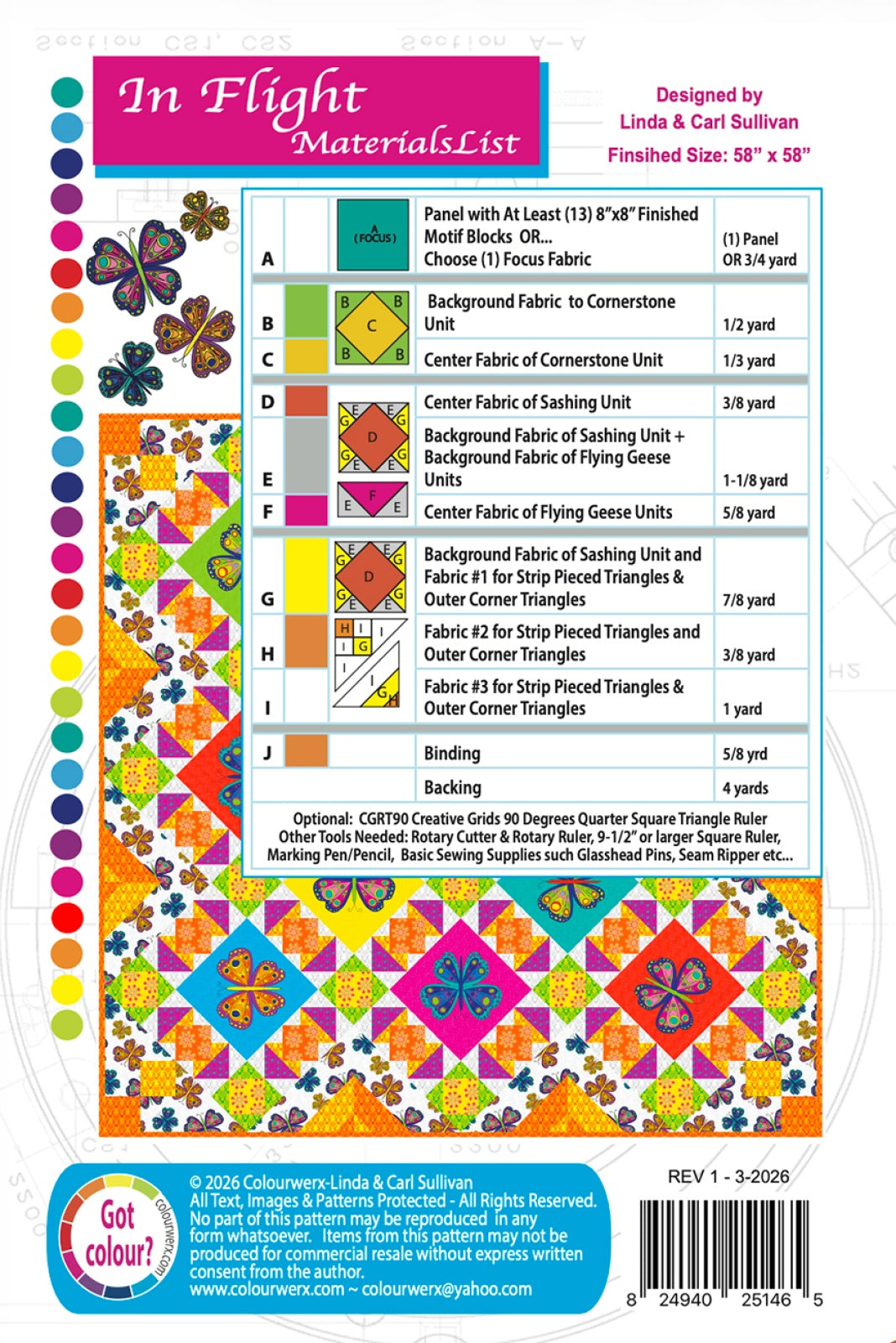 In Flight Quilt Pattern
