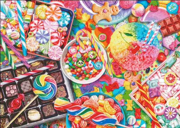 Candylicious Cross Stitch by  Aimee Stewart