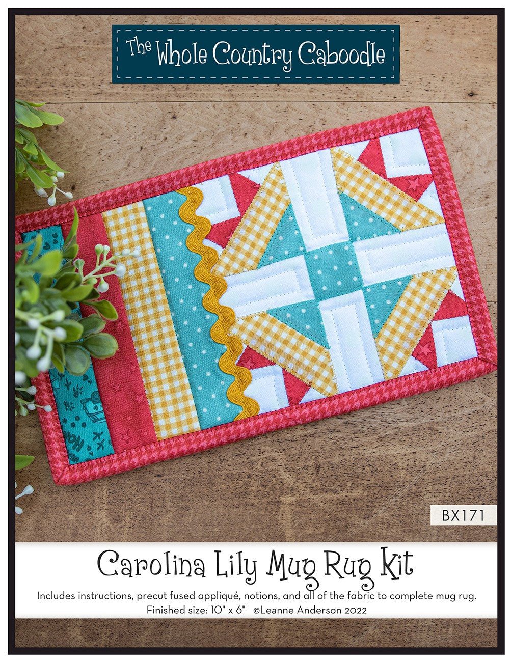Carolina Lily Mug Rug Kit