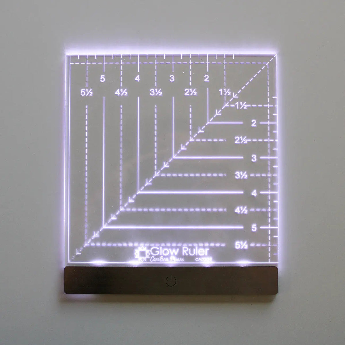 Carolina Moore Glow Ruler 6in Square