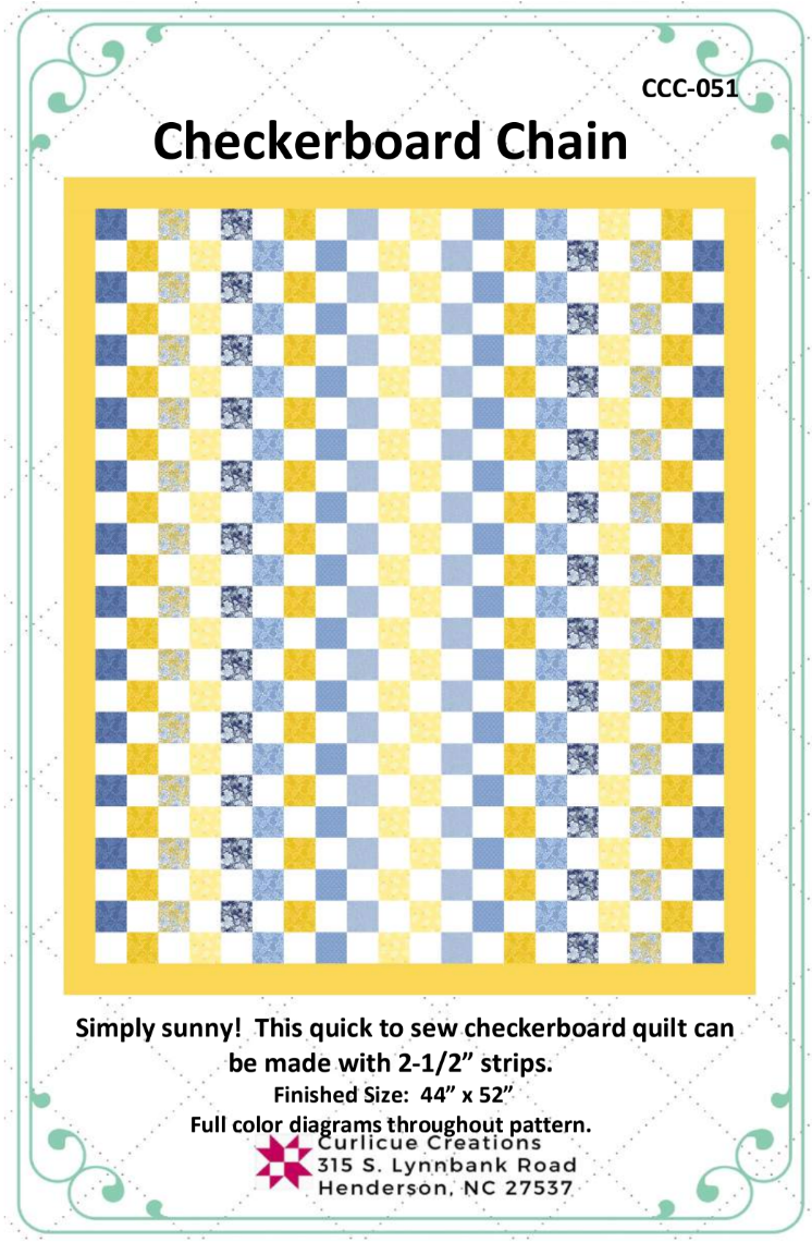 Checkerboard Chain Downloadable Pattern