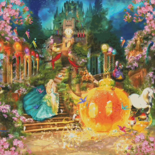 Cinderella AS Cross Stitch by  Aimee Stewart