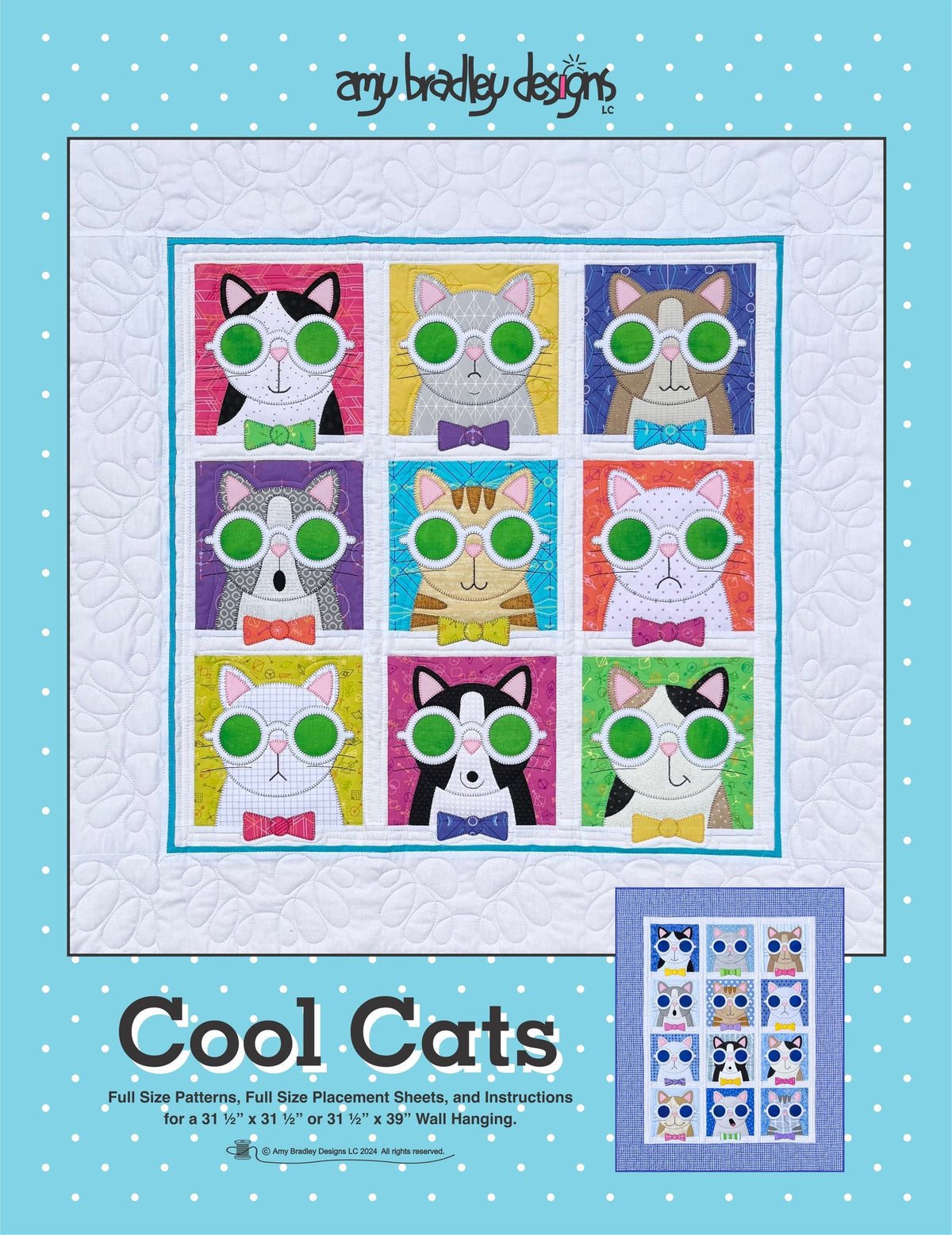 Cool Cats Downloadable Pattern