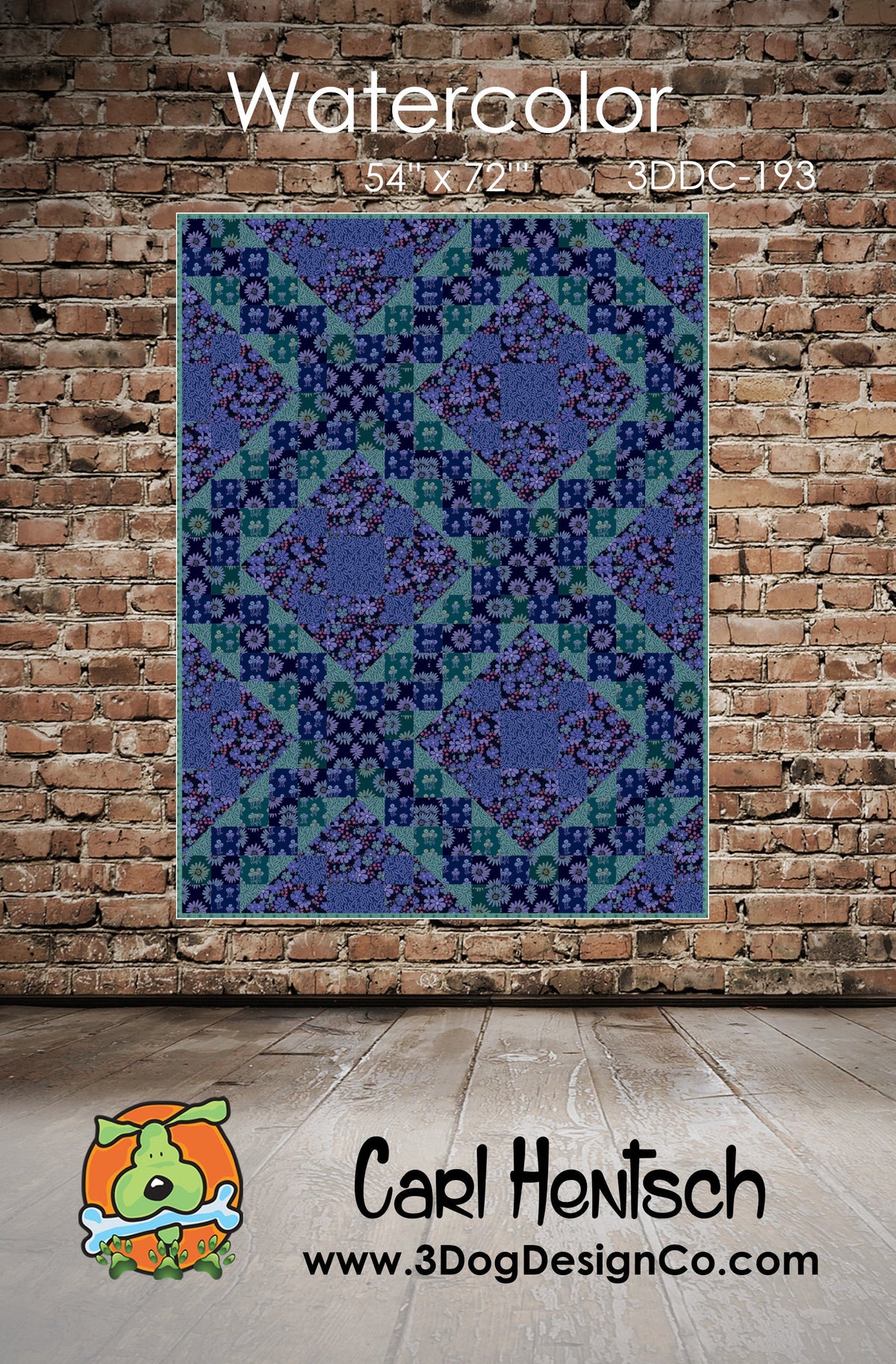 Watercolor Downloadable Pattern