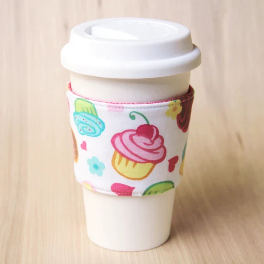 Reversible Coffee Cozy Downloadable Pattern