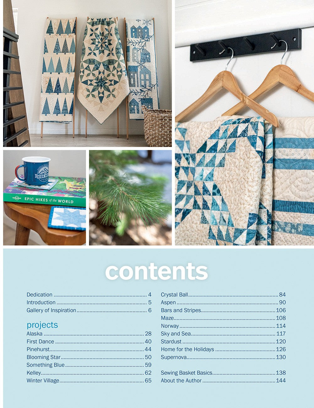 A Season in Blue Quilting Book