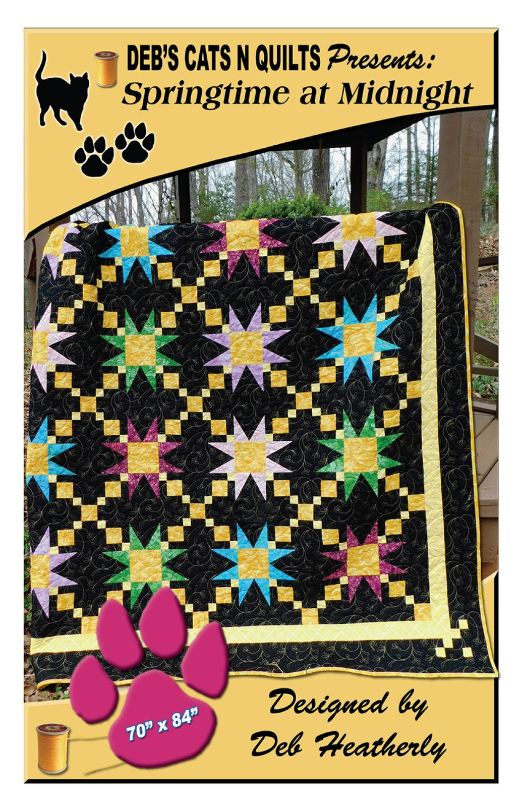 Springtime at Midnight Quilt Pattern