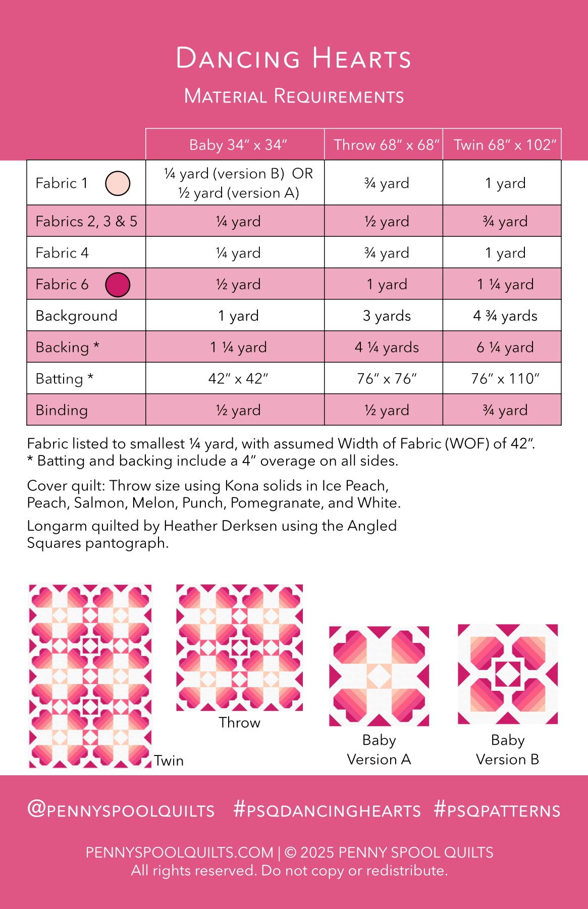 Dancing Hearts Downloadable Pattern