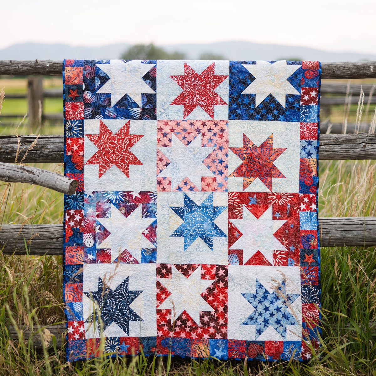 Dancing Stars Quilt Pattern