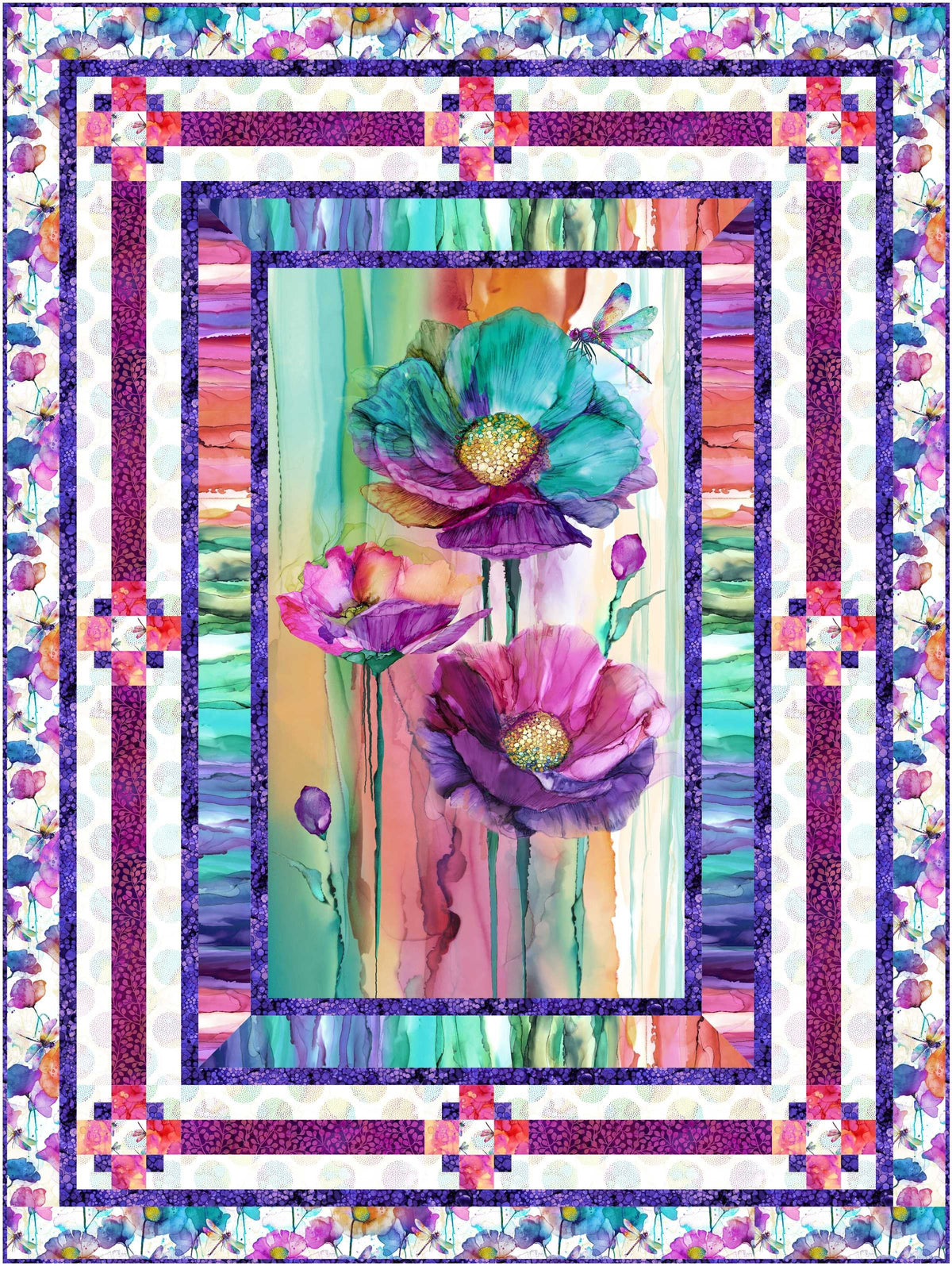 Dragonfly Flower Downloadable Pattern