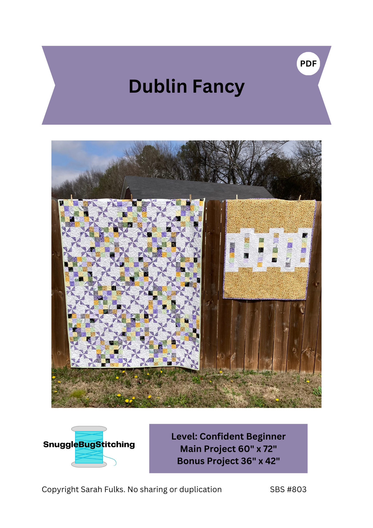 Dublin Fancy Downloadable Pattern