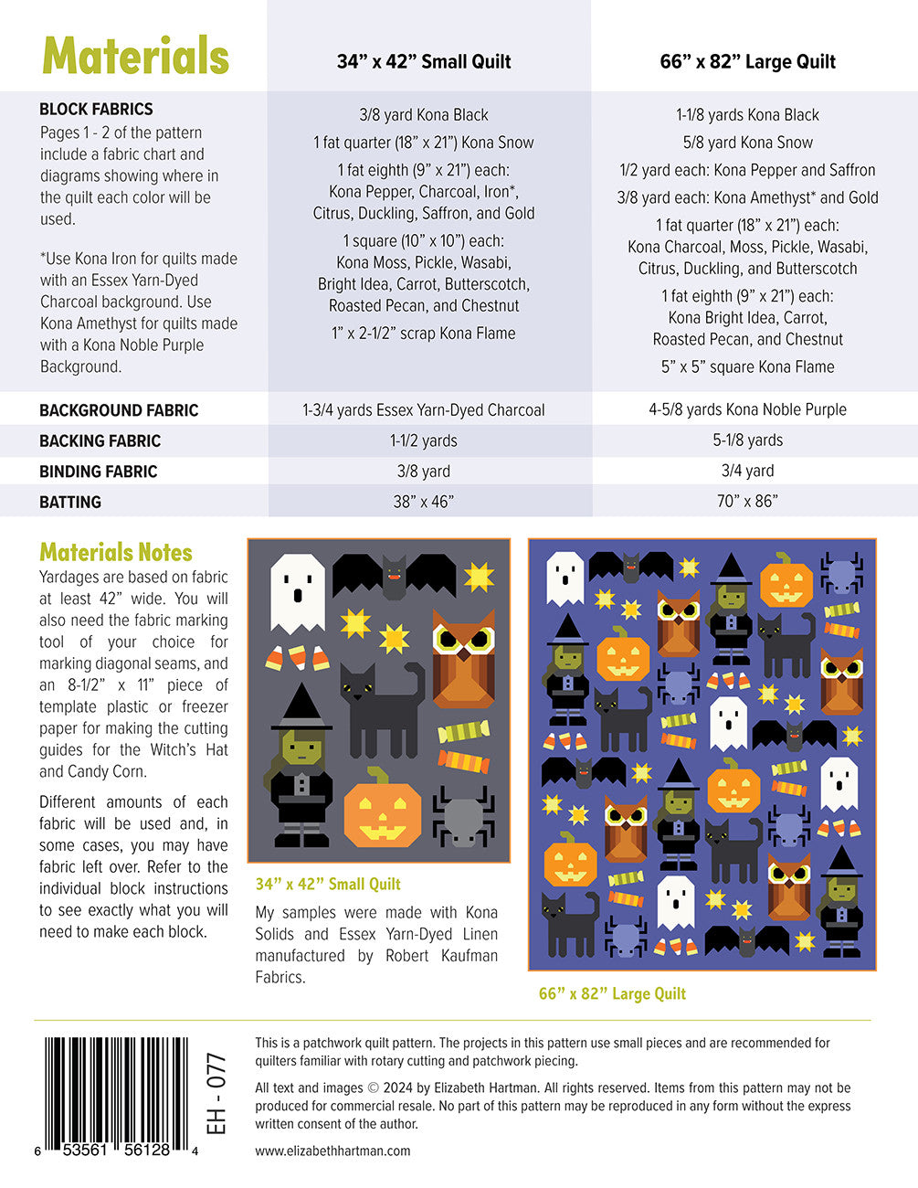 Happy Halloween Quilt Pattern