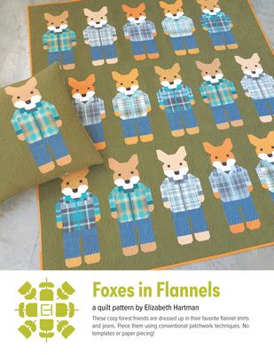 Foxes in Flannels Pattern