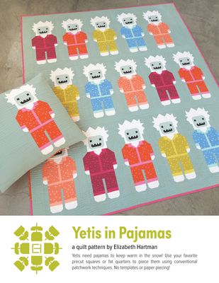 Yetis in Pajamas Pattern