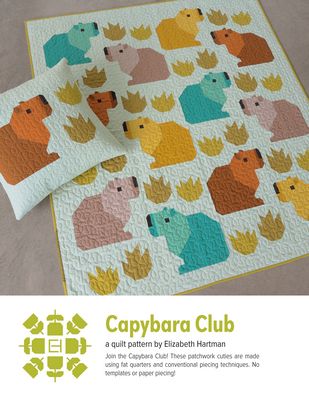 Capybara Club Pattern
