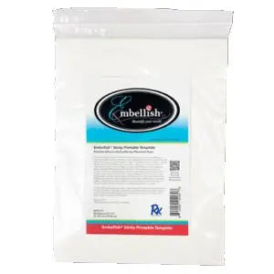 Embellish Sticky Printable Template - 20 sheets 8.5" x 11"