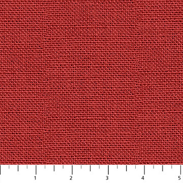 NC Linen Texture Warm and Cozy Flannel Red