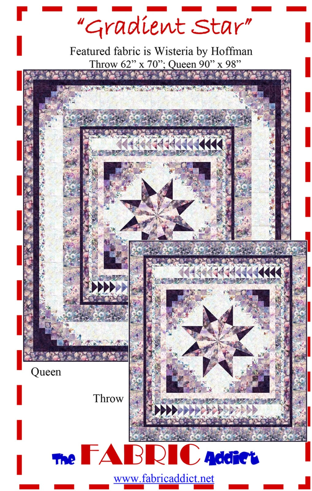 Gradient Star Quilt Pattern