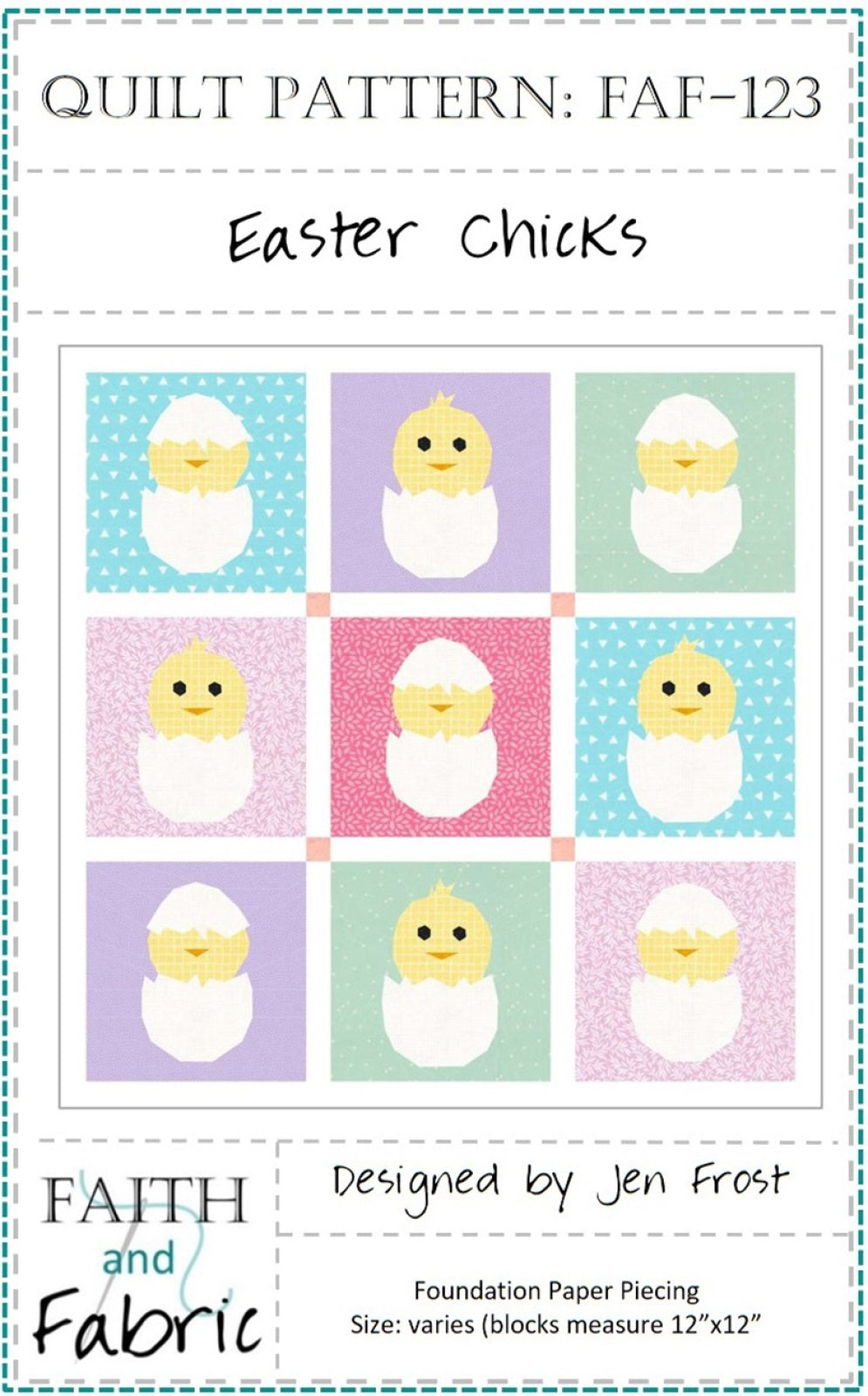 Easter Chicks Quilt Pattern