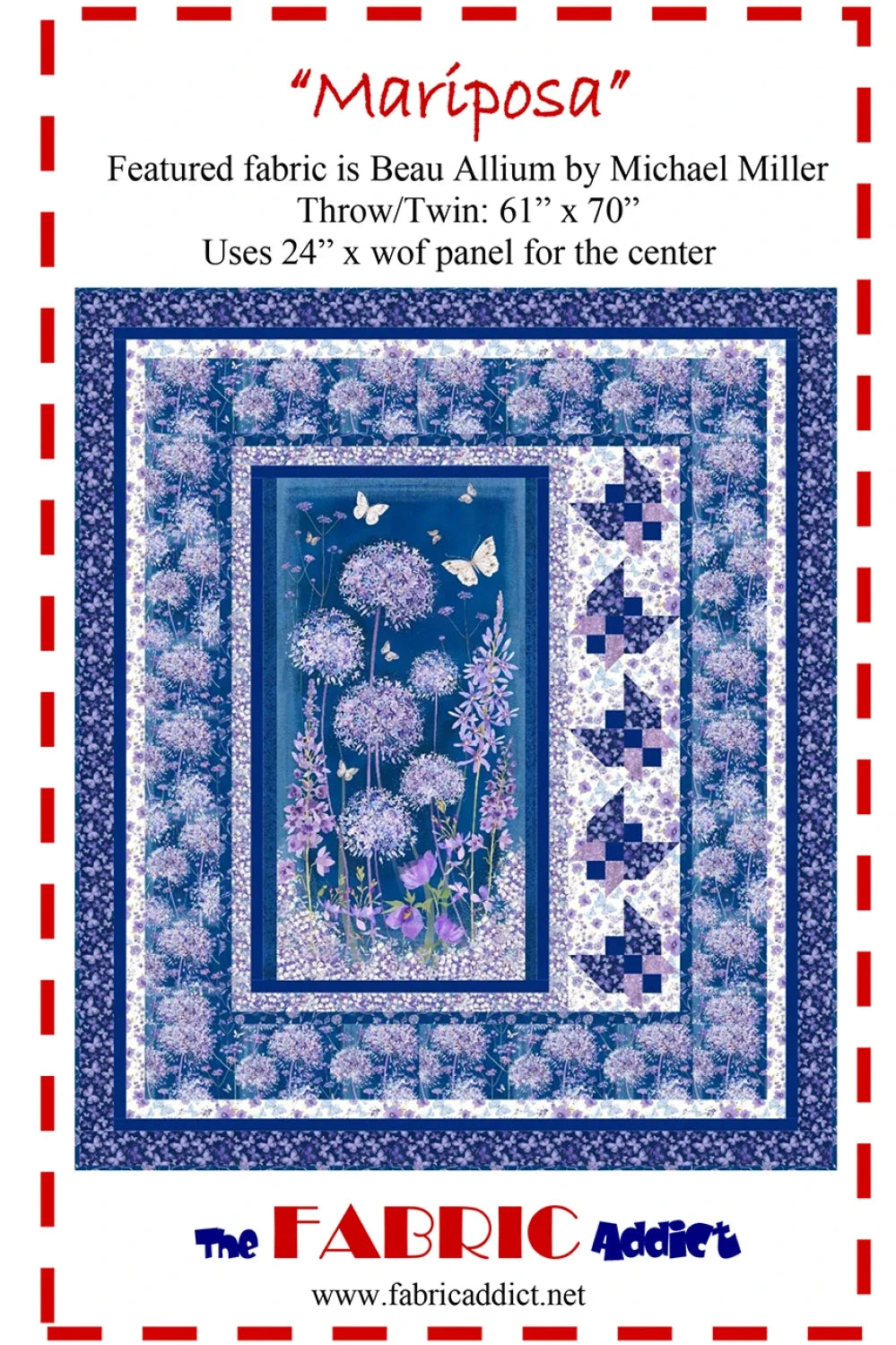 Mariposa Quilt Pattern