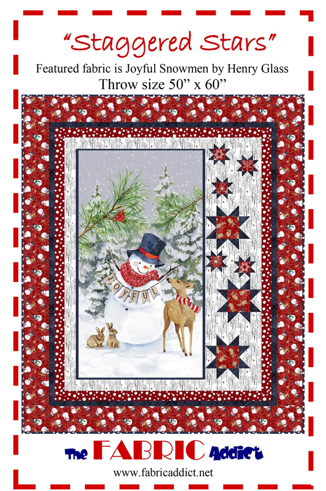 Staggered Stars Quilt Pattern