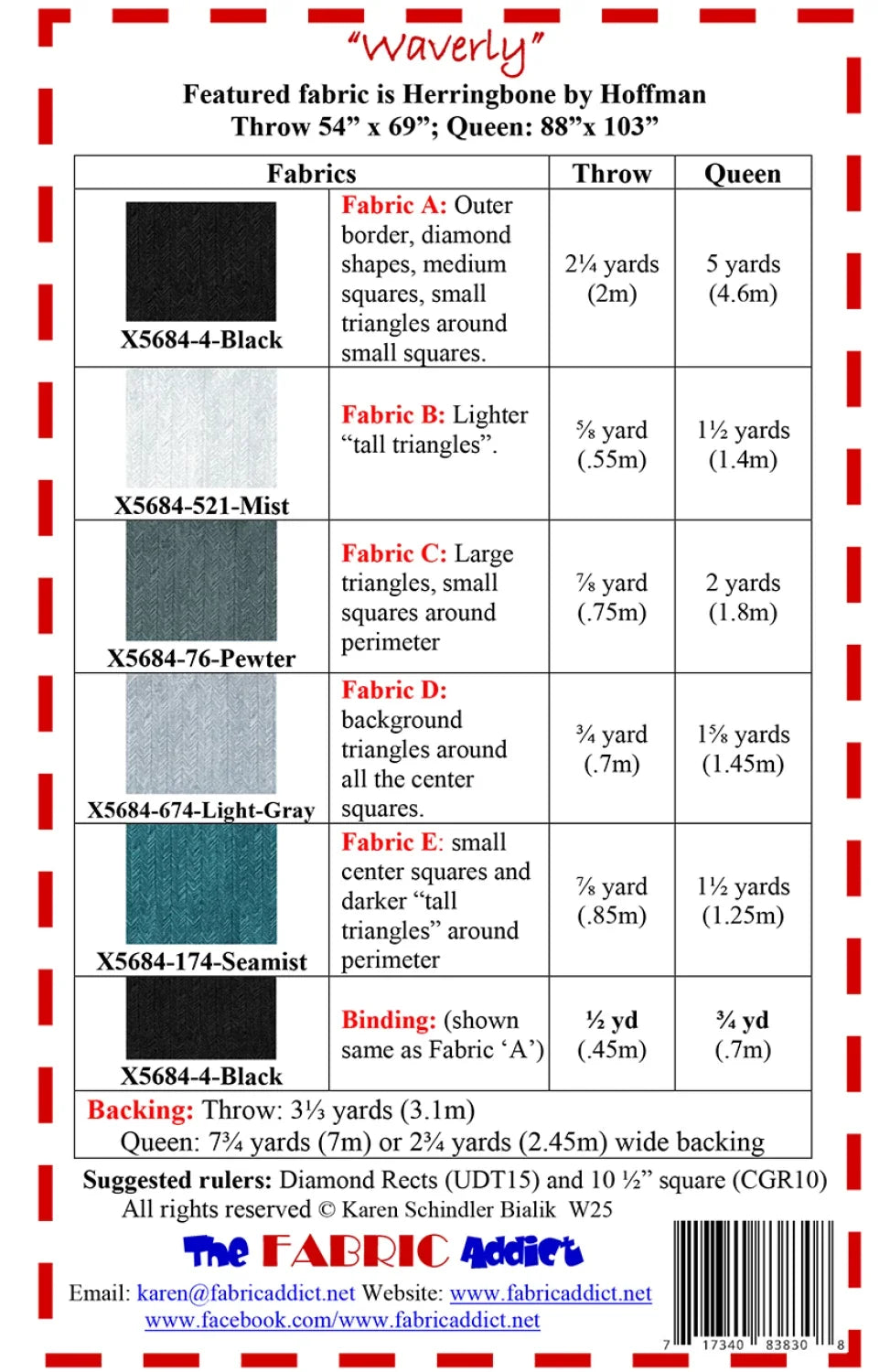 Waverly Quilt Pattern