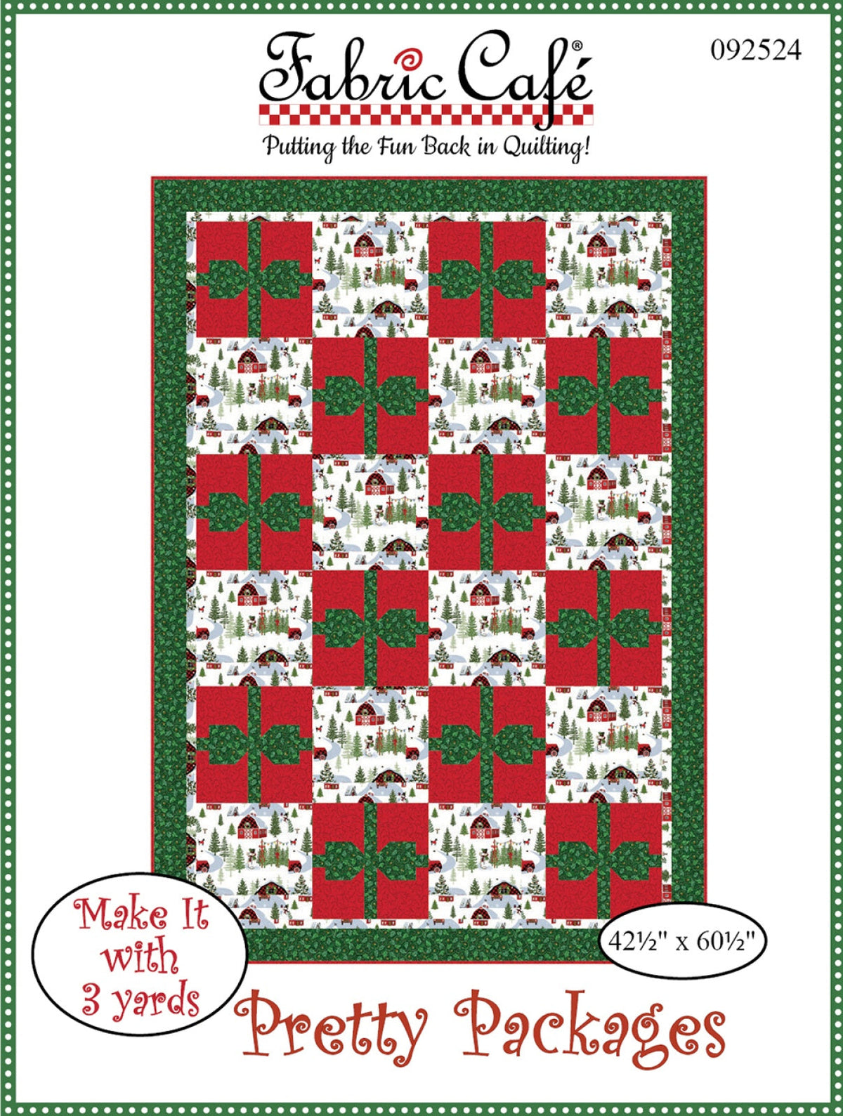 Pretty Packages 3-Yard Individual Pattern Quilt Pattern