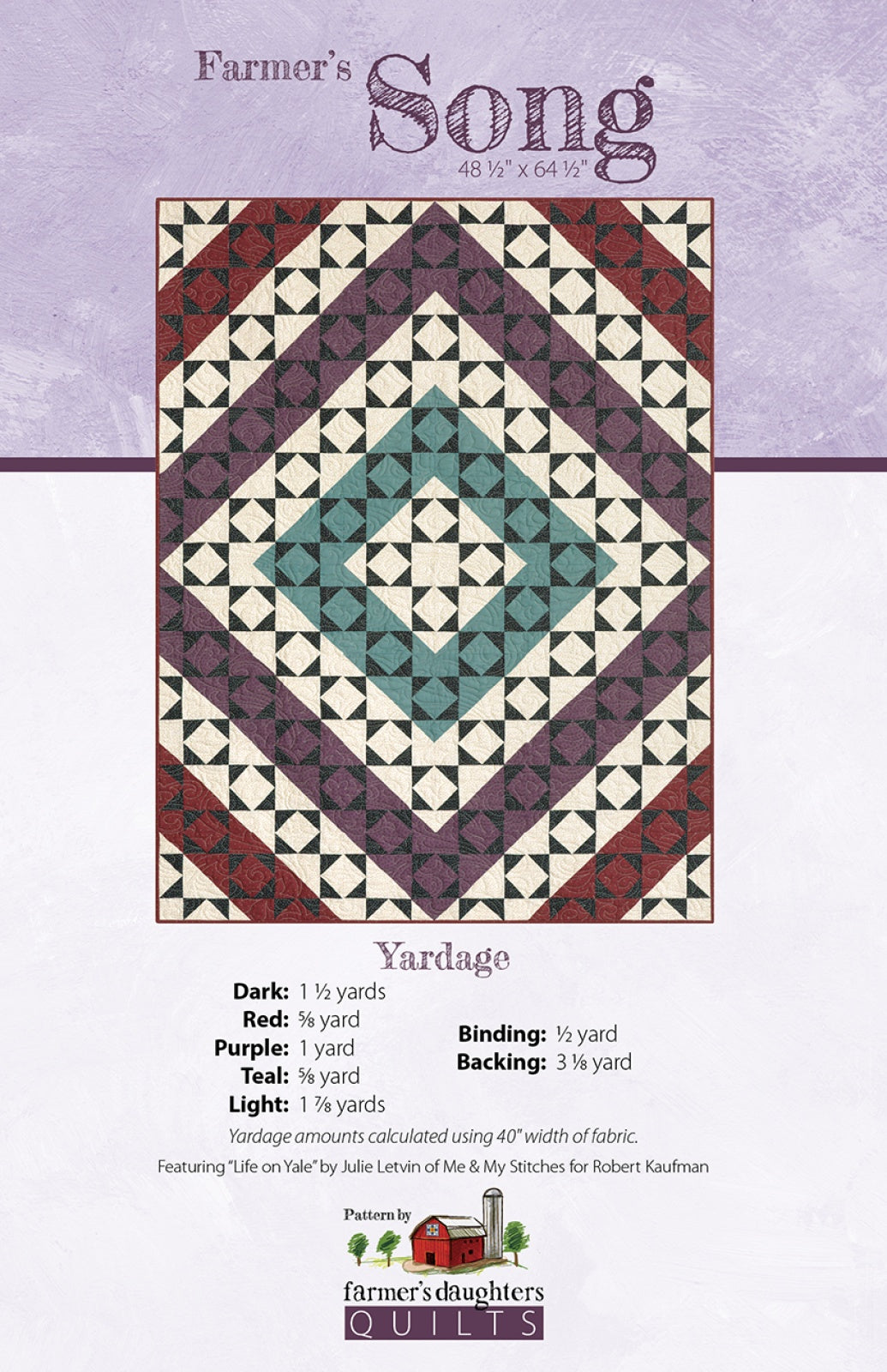 Farmer's Song Quilt Pattern