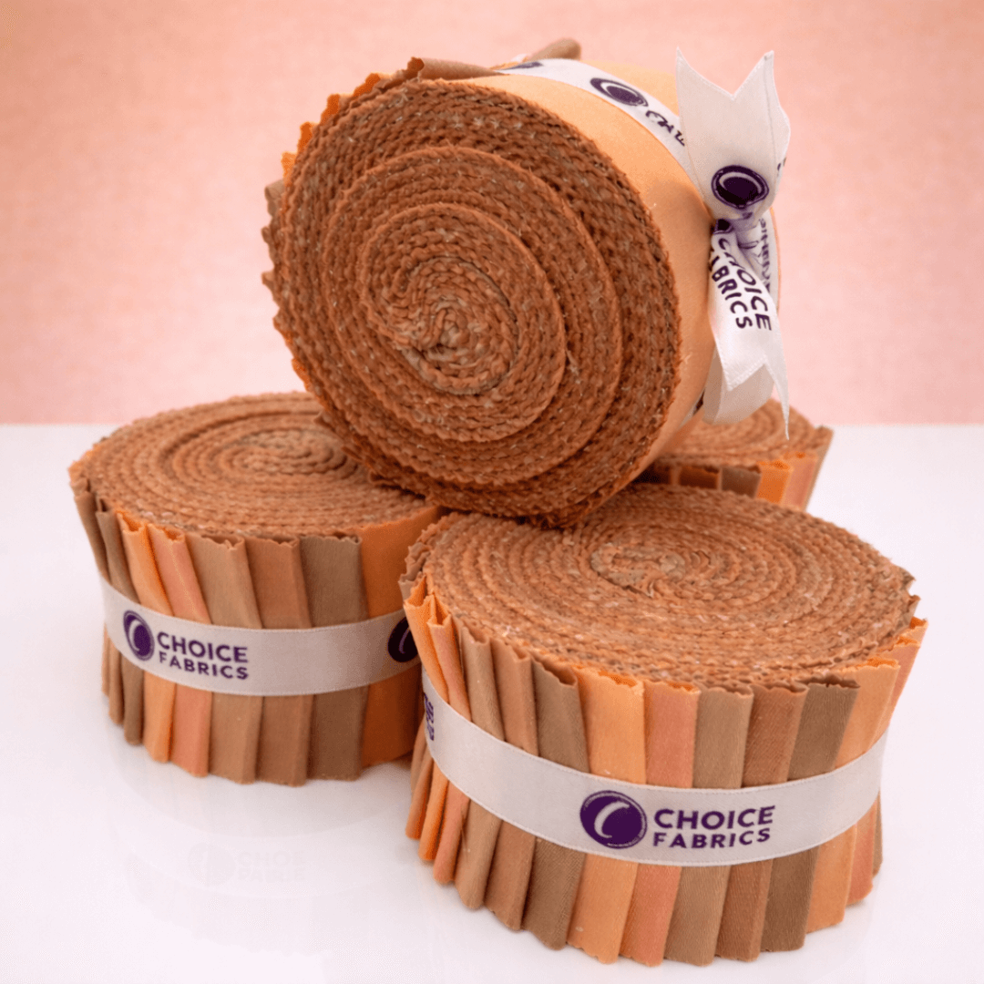 Supreme Solids - 2.5" Roll - Peach Fuzz (20 cuts)