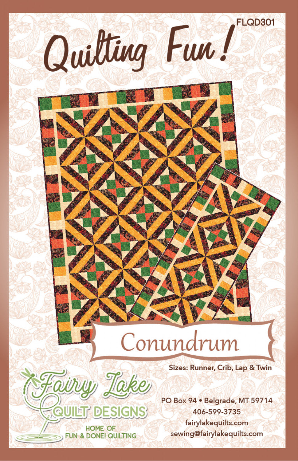 Conundrum Quilting Fun Quilt Pattern