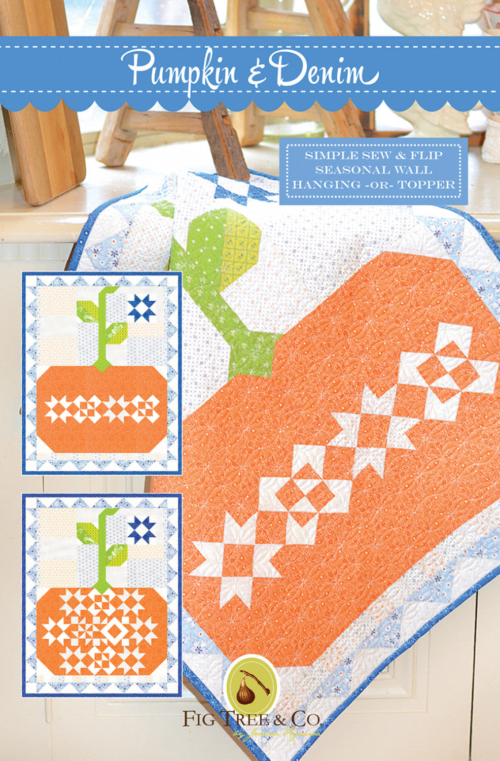 Pumpkin & Denim Quilt Pattern