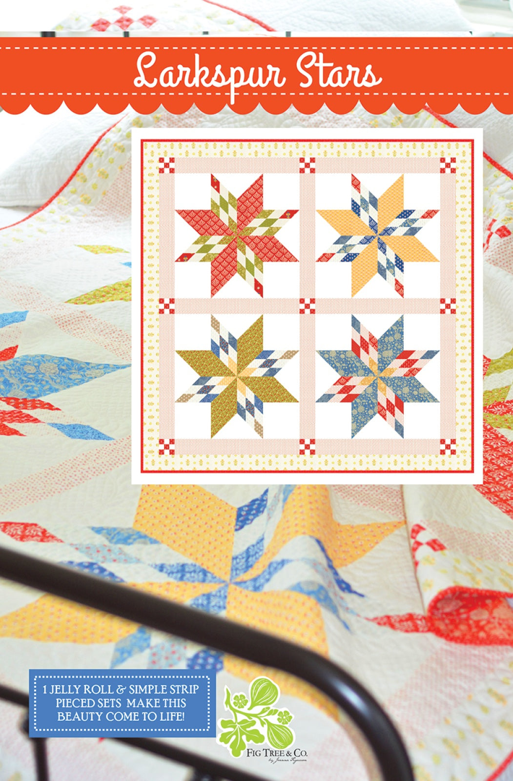 Larkspur Stars Quilt Pattern