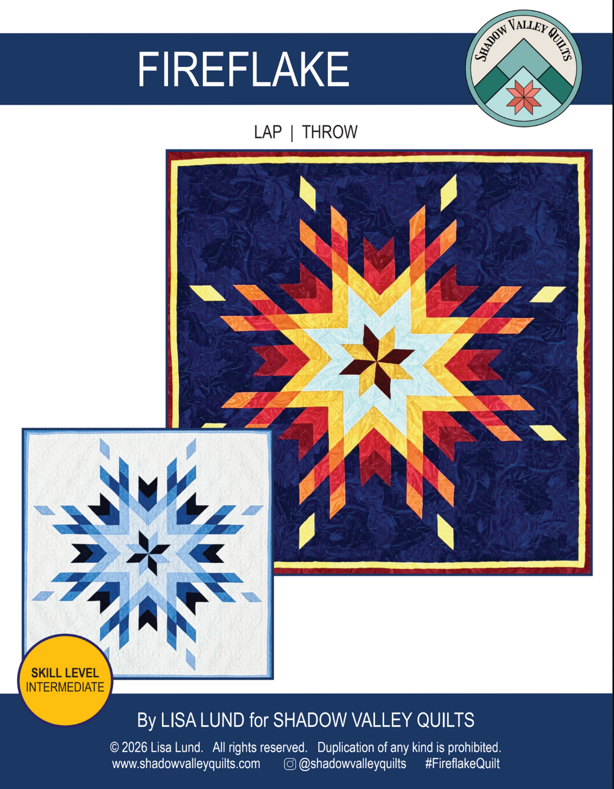 Fireflake Downloadable Pattern
