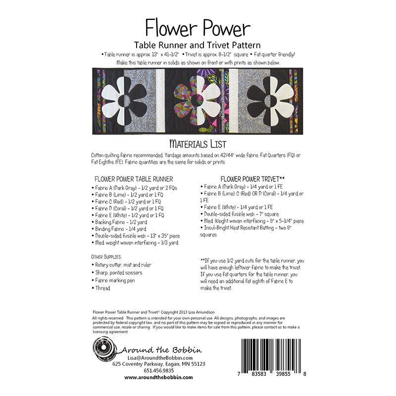 Flower Power Quilt Pattern