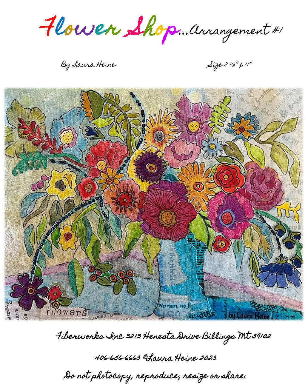 Flower Shop Arrangement #1 Collage