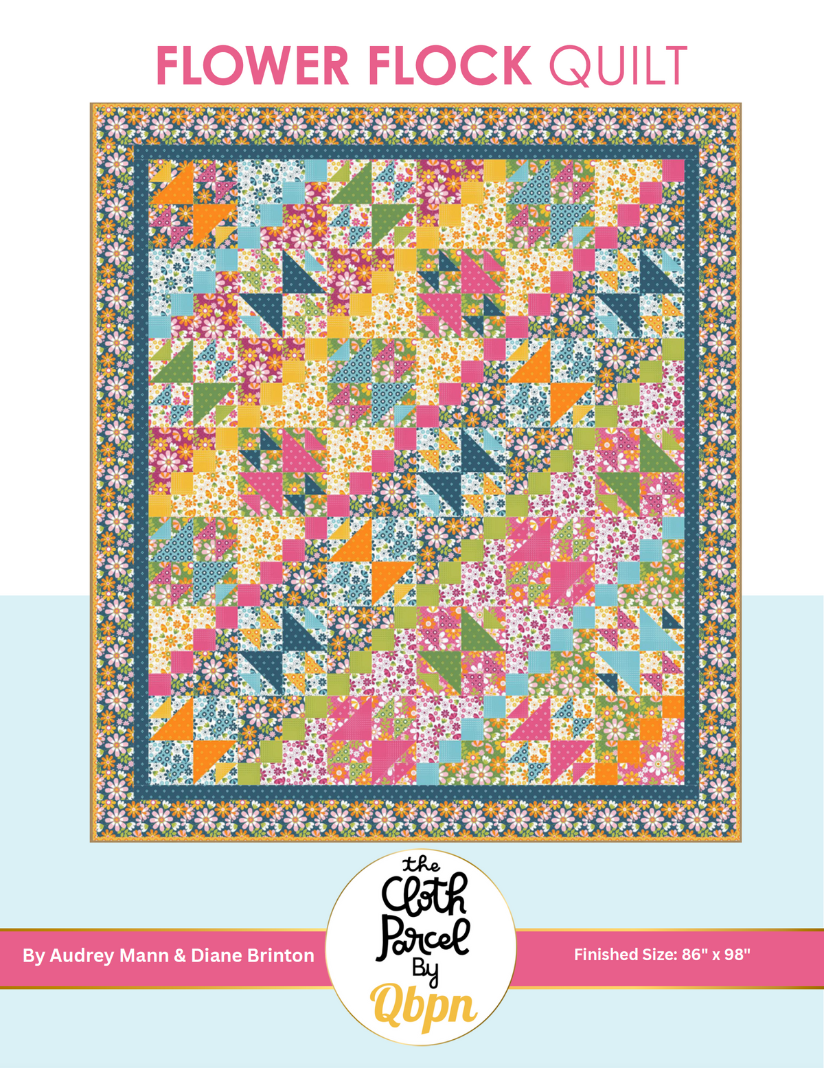Flower Flock Quilt Downloadable Pattern