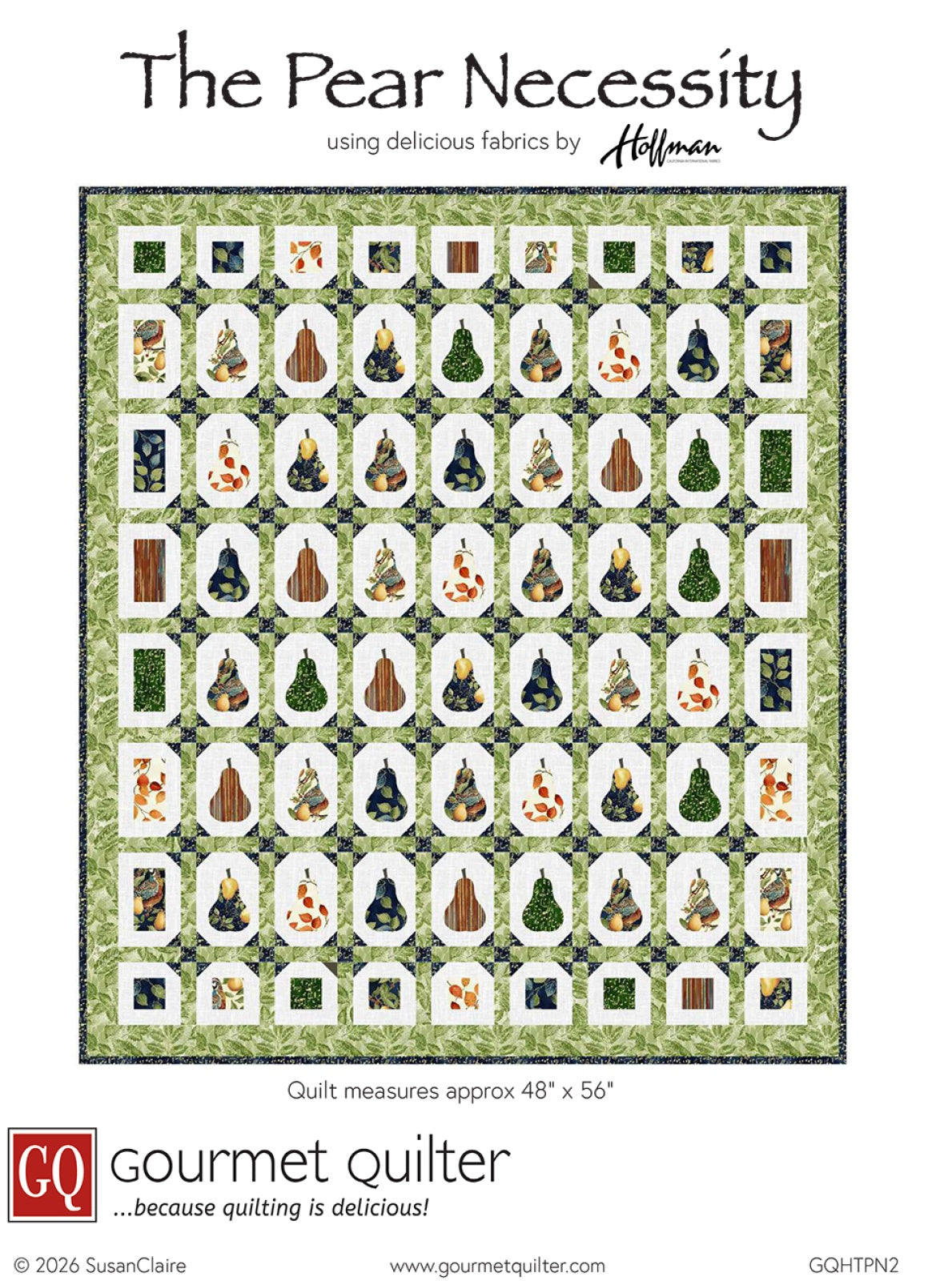 The Pear Necessity Quilt Pattern