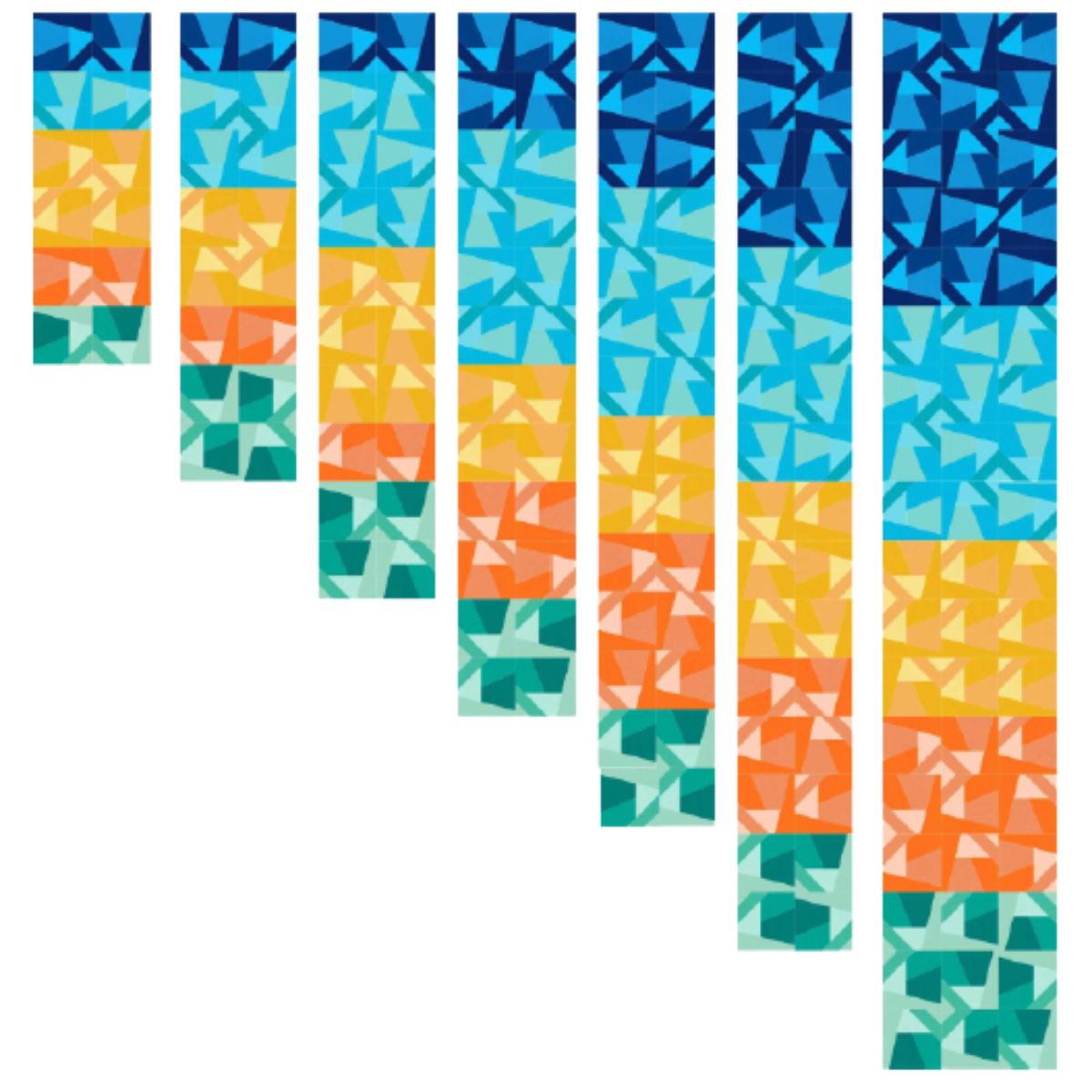Staircase Version 2 Quilt Pattern KIT