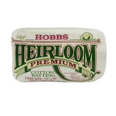 Hobbs Heirloom® 80/20 Cotton & Polyester Twin Quilt Batting – 72" x 90"