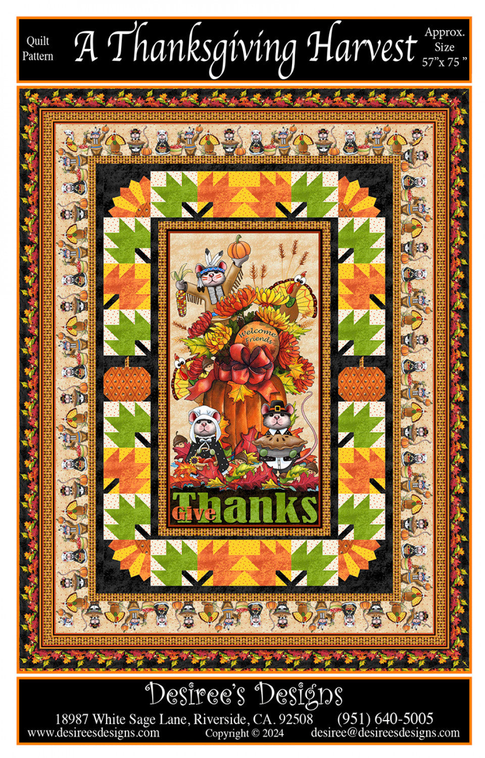 A Thanksgiving Harvest Quilt Pattern