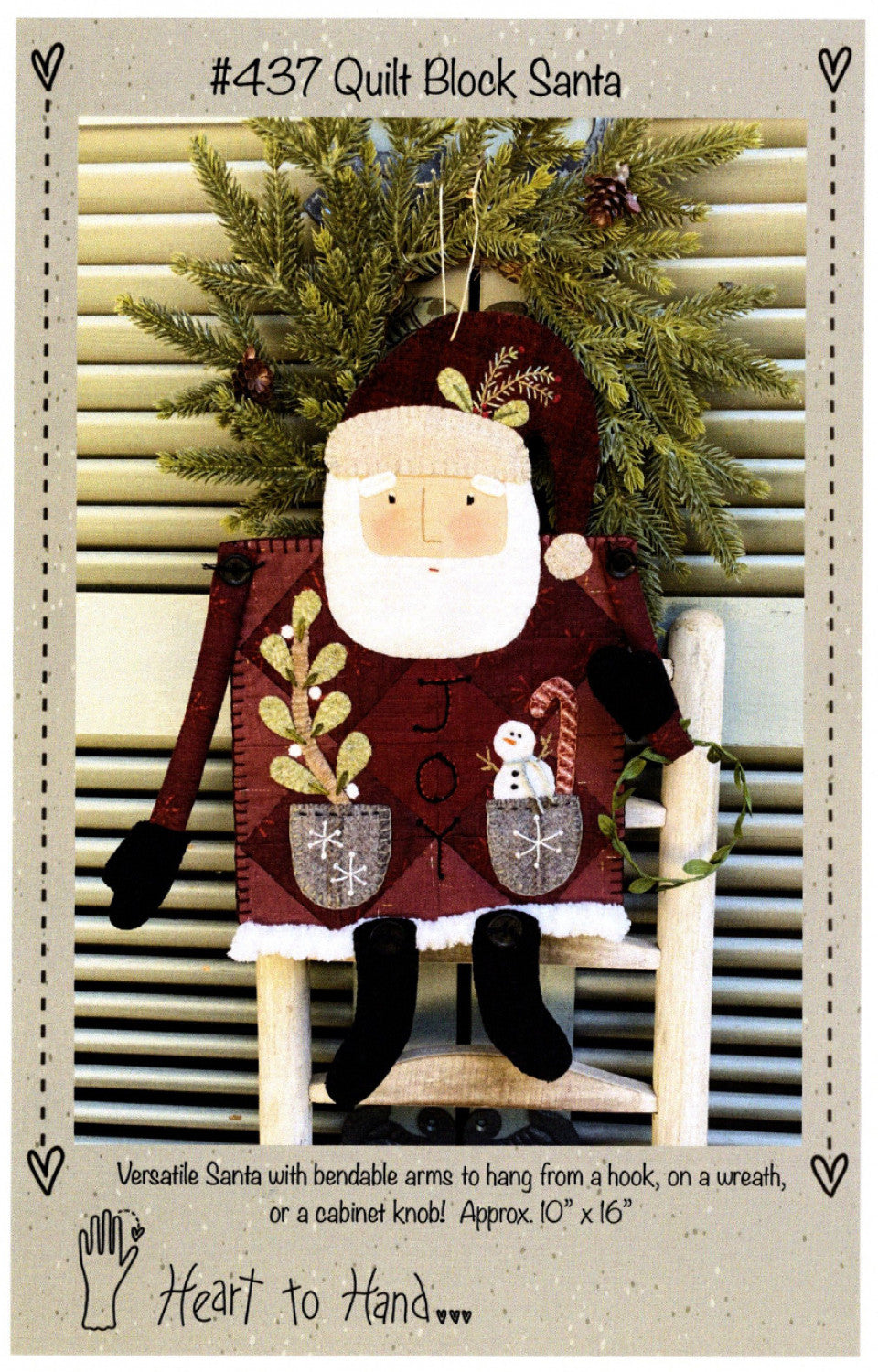Quilt Block Santa Pattern