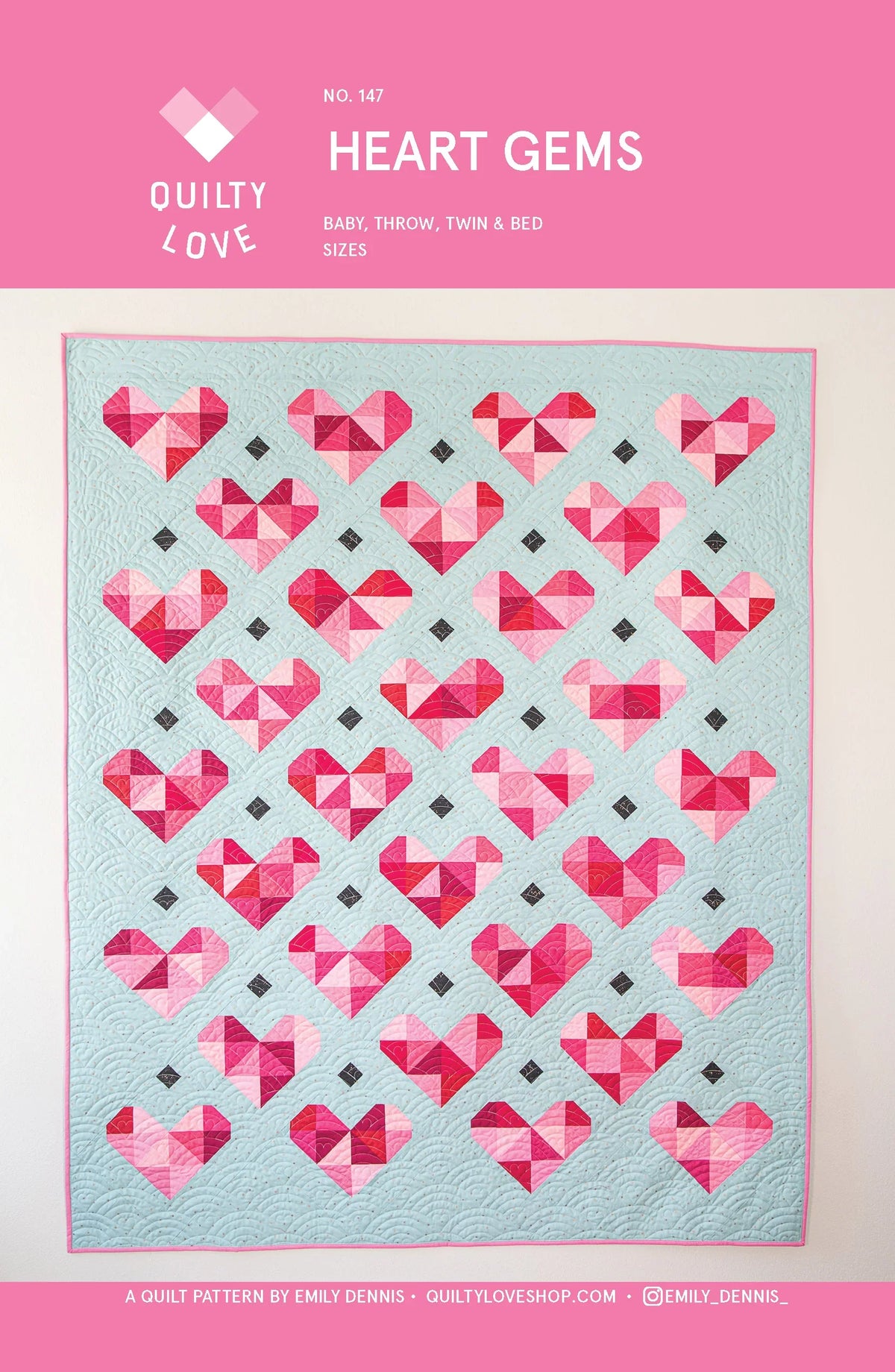Heart Gems Quilt Pattern