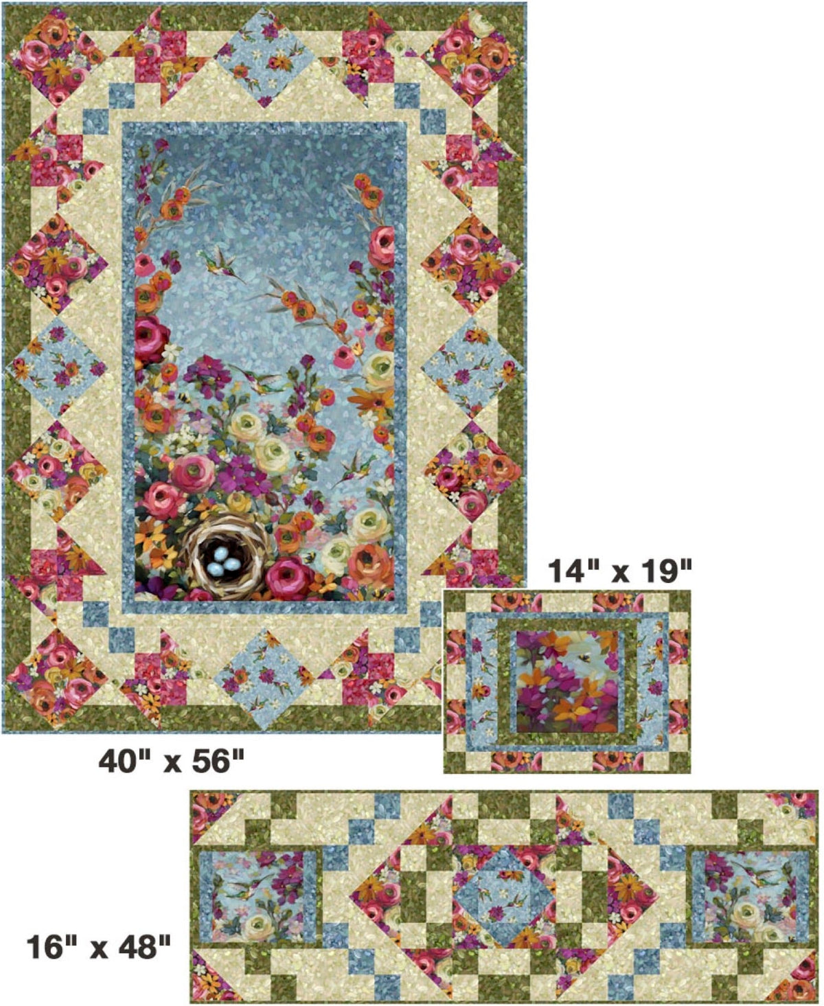 Hummingbird Heaven Downloadable Pattern