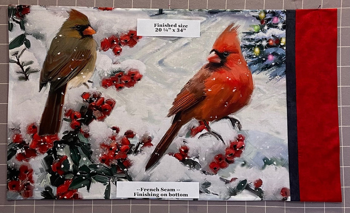 Pillowcases from Panels Christmas Book Downloadable Pattern
