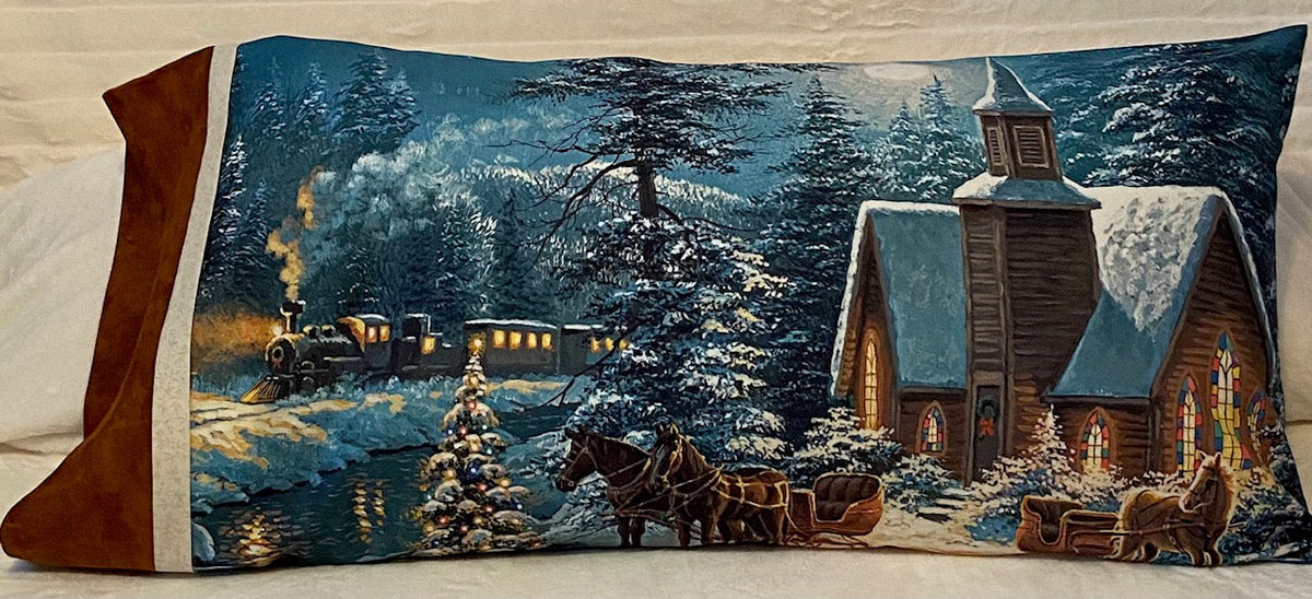 Pillowcases from Panels Christmas Book Downloadable Pattern