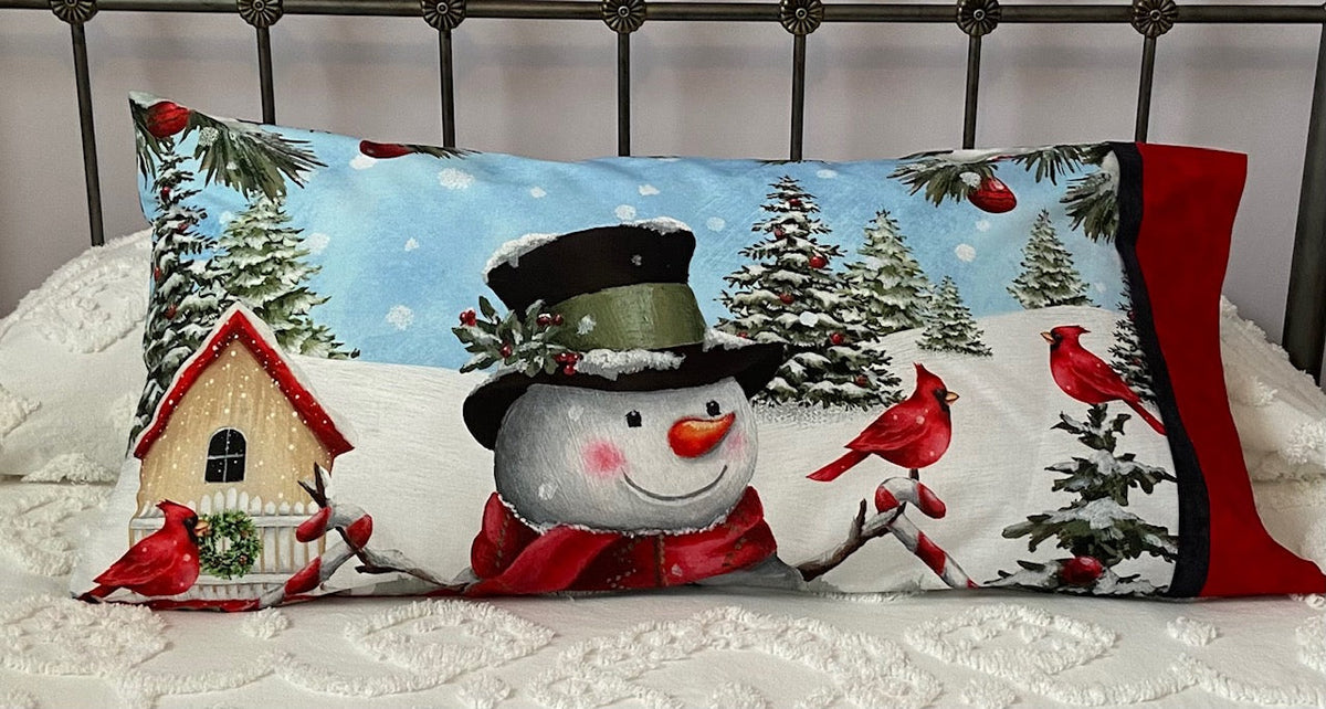 Pillowcases from Panels Christmas Book Downloadable Pattern