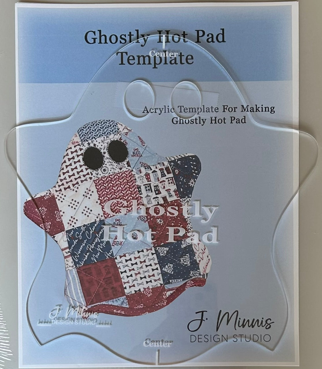 Ghostly Hot Pad Template